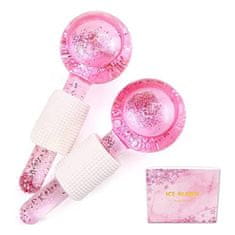 HOME & MARKER® Ledene kuglice za lice, masaža i hladna terapija za njegu kože, set 2 kom | GLACIE