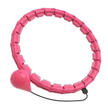 SOLFIT® Hula hoop s utegom za mršavljenje, prilagodljiva veličina, bez pada, fitness obruč | SPINSLIM