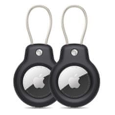 Tech-protect Rough Vein maska za Apple AirTag 2kom, crno