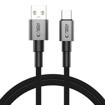 Tech-protect Ultraboost DNA kabel USB / USB-C 15W / 3A 1m, siva