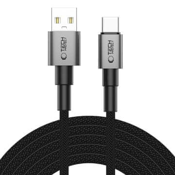 Tech-protect Ultraboost DNA kabel USB / USB-C 15W / 3A 3m, siva