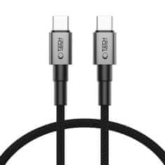 Tech-protect Ultraboost DNA kabel USB-C / USB-C PD 60W / 3A 25 cm, siva