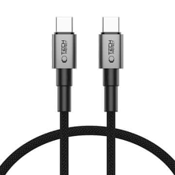 Tech-protect Ultraboost DNA kabel USB-C / USB-C PD 100W / 5A 25 cm, siva