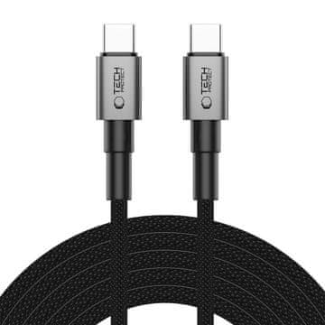 Tech-protect Ultraboost DNA kabel USB-C / USB-C PD 100W / 5A 3m, siva