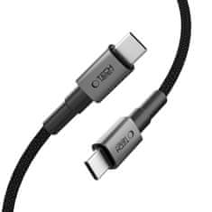 Tech-protect Ultraboost DNA kabel USB-C / USB-C PD 60W / 3A 25 cm, siva