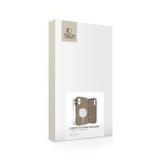 Tech-protect Liquid Silicone MagSafe maska za iPhone 16, smeda