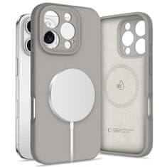 Tech-protect Liquid Silicone MagSafe maska za iPhone 16 Pro, siva