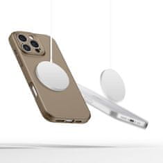 Tech-protect Liquid Silicone MagSafe maska za iPhone 16 Pro, smeda