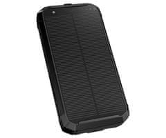 Platinet Solar Powerbank bežični punjač, 10.000 mAh, 1xUSB-C, LED svjetlo (PMPB10SPW15)
