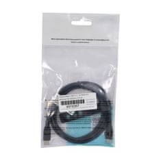 Digitus USB C-C kabel 1m 60W crni silikon AK-300341-010-S