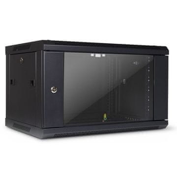 Inter-tech SMA-6406 19" 6U crni zidni komunikacijski ormar