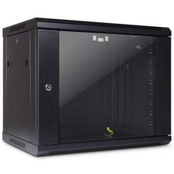 Inter-tech SMA-6409 19" 9U crni zidni komunikacijski ormar
