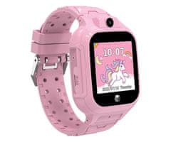 Forever See Me! 3 dječji pametni sat KW-320, 1.4, GPS, SOS, Android+iOS, aplikacija, roza