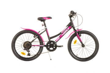 Dino bikes Dino sportski dječji bicikl 20", rozo crni