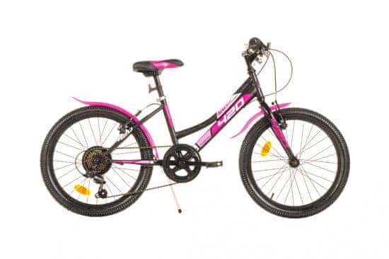 Dino bikes Dino sportski dječji bicikl 20", rozo crni