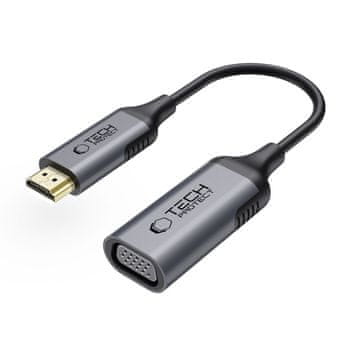 Tech-protect Ultraboost adapter HDMI / VGA Full HD, crno