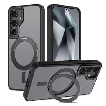 Tech-protect MagRing MagSafe maska za Samsung Galaxy S25, crno