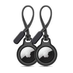 Tech-protect Rough Chain maska za Apple AirTag 2kom, crno