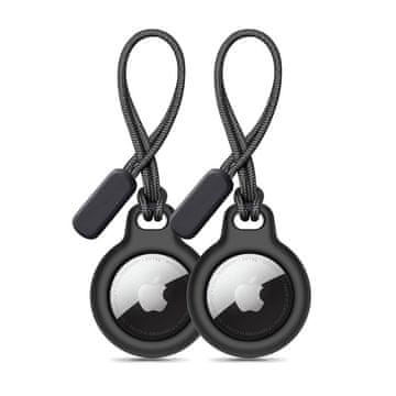 Tech-protect Rough Chain maska za Apple AirTag 2kom, crno