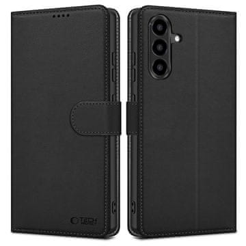 Tech-protect Wallet preklopna maska za Samsung Galaxy A56 5G, crno