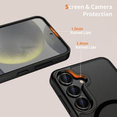 Tech-protect Magmat MagSafe maska za Samsung Galaxy S25, crno