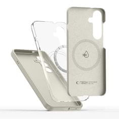 Tech-protect Liquid Silicone MagSafe maska za Samsung Galaxy S25, bež