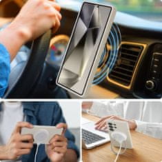 Tech-protect Liquid Silicone MagSafe maska za Samsung Galaxy S25 Ultra, bež
