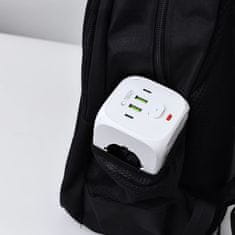 Tech-protect PCL3X4 utičnica 2x USB / 2x USB-C / 3x električna utičnica, bijela