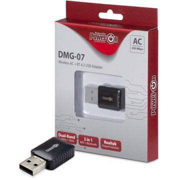 Inter-tech DMG-07 AC650 dvoslojni WLAN Bluetooth USB bežični mrežni adapter
