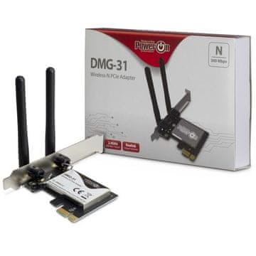 Inter-tech DMG-31 300Mbps WLAN PCI Express mrežna kartica