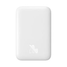 BASEUS Magnetic Mini Air MagSafe Power Bank 6000mAh USB-C 20W, bijela