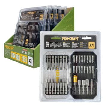 Procraft Set bitova BS-37, S2 čelik
