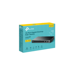 TP-Link LS1210GP mrežni preklopnik, Gigabit, 10 portova
