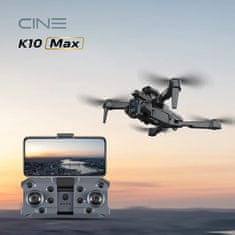 CINE K10 Max UAV – dron, 4K video, 3 kamere, QuadDetect, Fly AI
