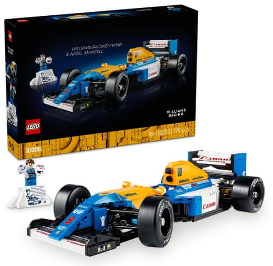 LEGO Ikone 10353 Williams Racing FW14B i Nigel Mansell