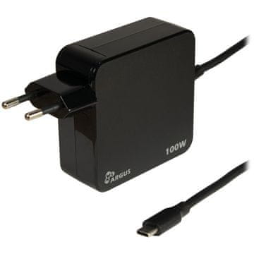 PD-2100 USB-C PD 5–20V 100W 1,8 m crni punjač