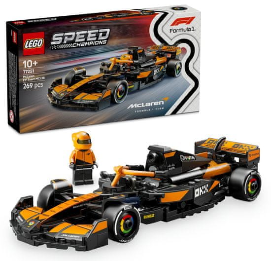 LEGO Speed Champions 77251 McLaren F1 Team MCL38 trkaći automobil
