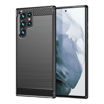Havana Silikonska maskica za Samsung Galaxy S26 Ultra 5G - mat carbon crn