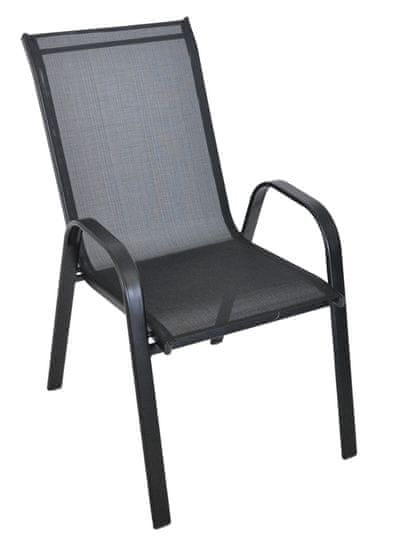 Rojaplast fotelja SOFIA metalik crna