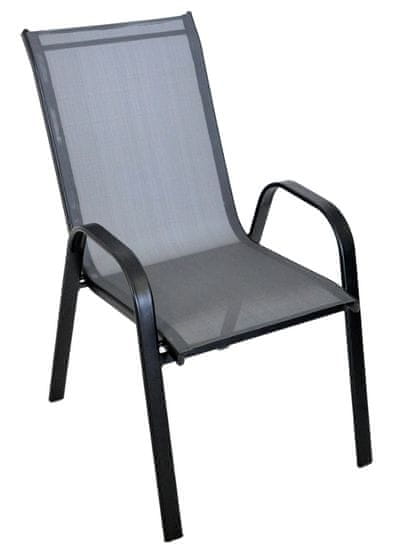 Rojaplast fotelja SOFIE metalik siva