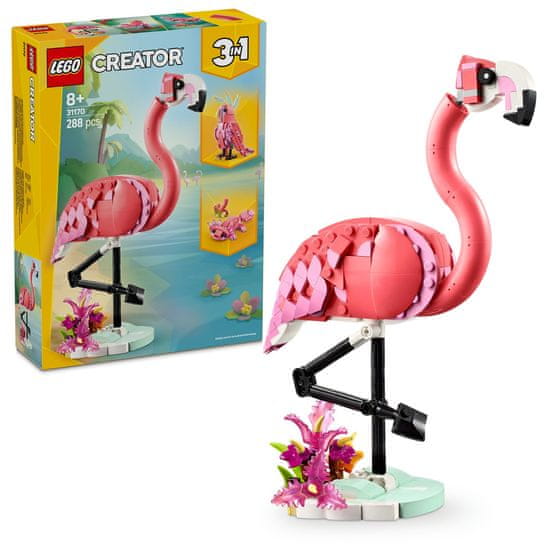 LEGO Creator 31170 Divlje životinje: Ružičasti flamingo