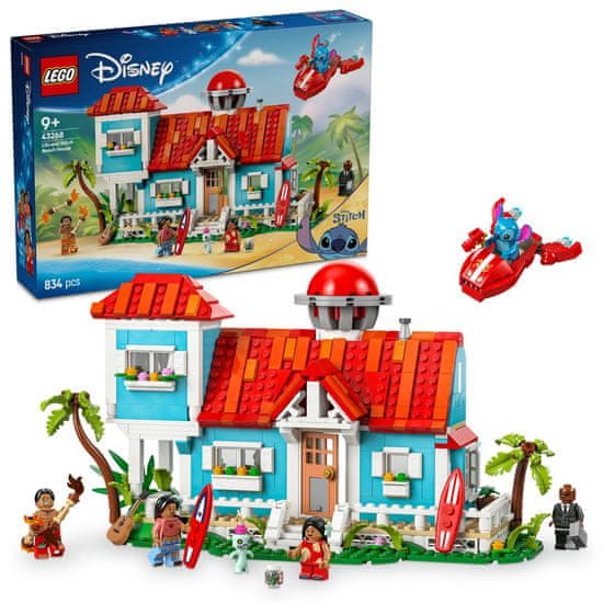 LEGO Disney 43268 Lilo i Stitch i kuća na plaži