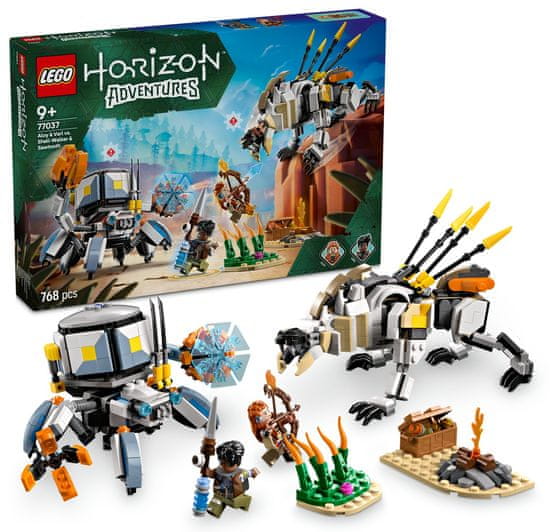 LEGO Horizon Adventures 77037 Aloy i Varl vs. Shell-Walker i Sawtooth