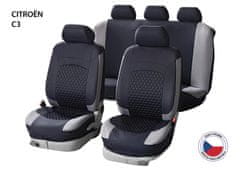 Cappa Presvlake za auto Perfetto HL Citroën C3 crne / sive