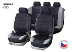 Autopotahy Perfetto HL Renault Clio černá/šedá