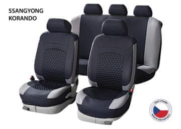 Cappa Presvlake za auto Perfetto HL SSangYong Korando crne / sive