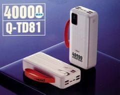 Andowl Punjiva baterija Powerbank 40.000 mAh bijela