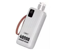 Andowl Punjiva baterija Powerbank 40.000 mAh bijela