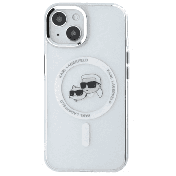Karl Lagerfeld Originalna MagSafe maskica za iPhone 13 6.1 - Heads - prozirna - KLHMP13MHLSKCH