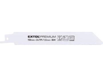 Extol Premium Listovi pile s repovima 8806204 saw blades tails 3pcs, 150x19x0.9mm, Bi-metal